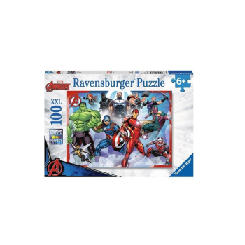 Puzzle 100 Avengers. Zgromadzenie rysunkowe XXL